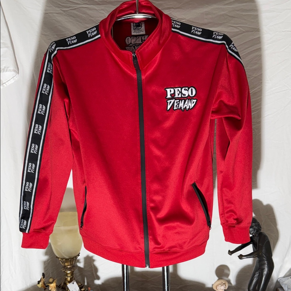 PESO DEMAND Red Track Jacket: EXCELLENT CONDITION